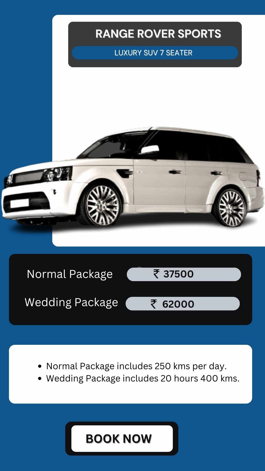 Hire Range Rover in Kanpur